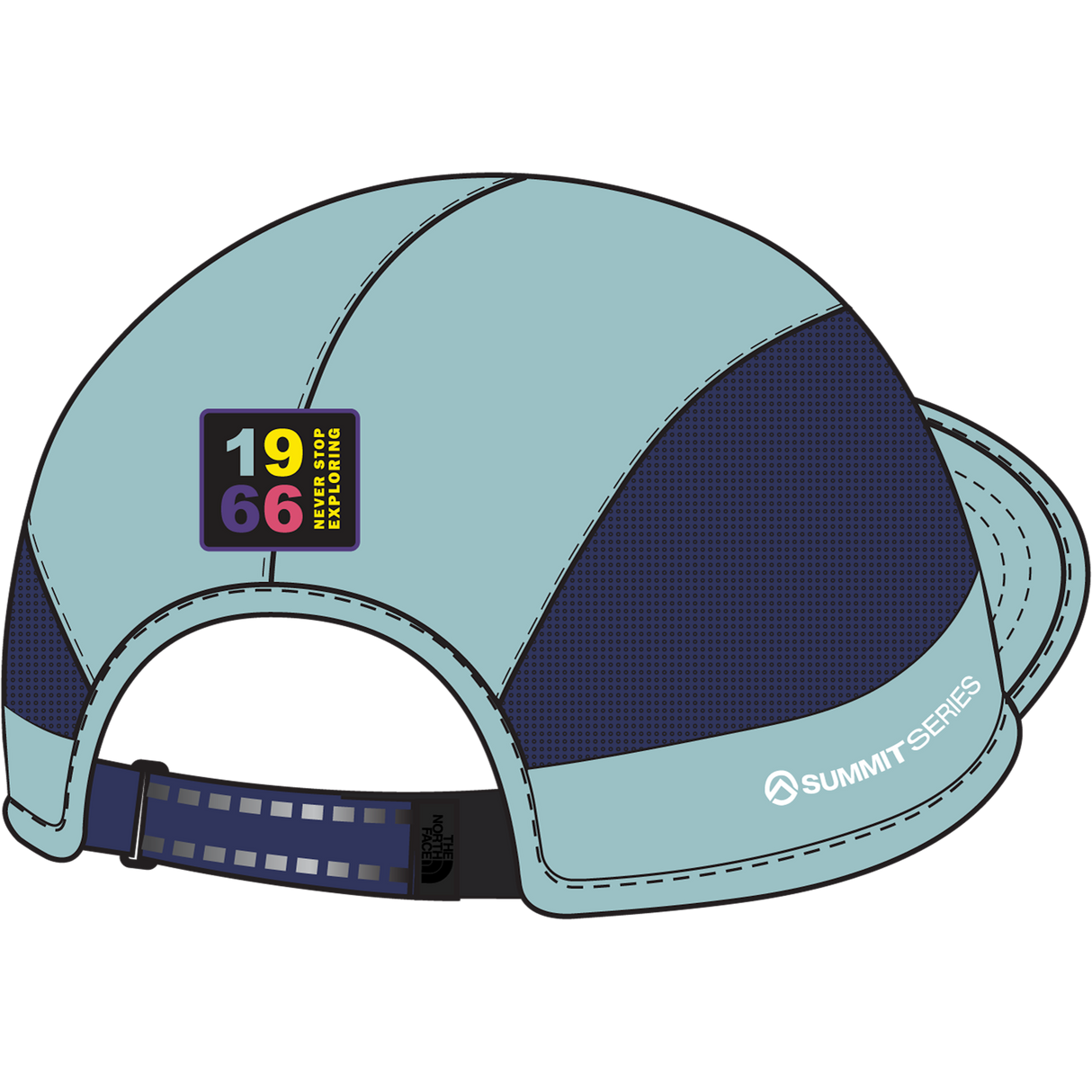 The North Face - Summer Lt Run Hat unisex - CANAL BLUE - vista alternativa 11