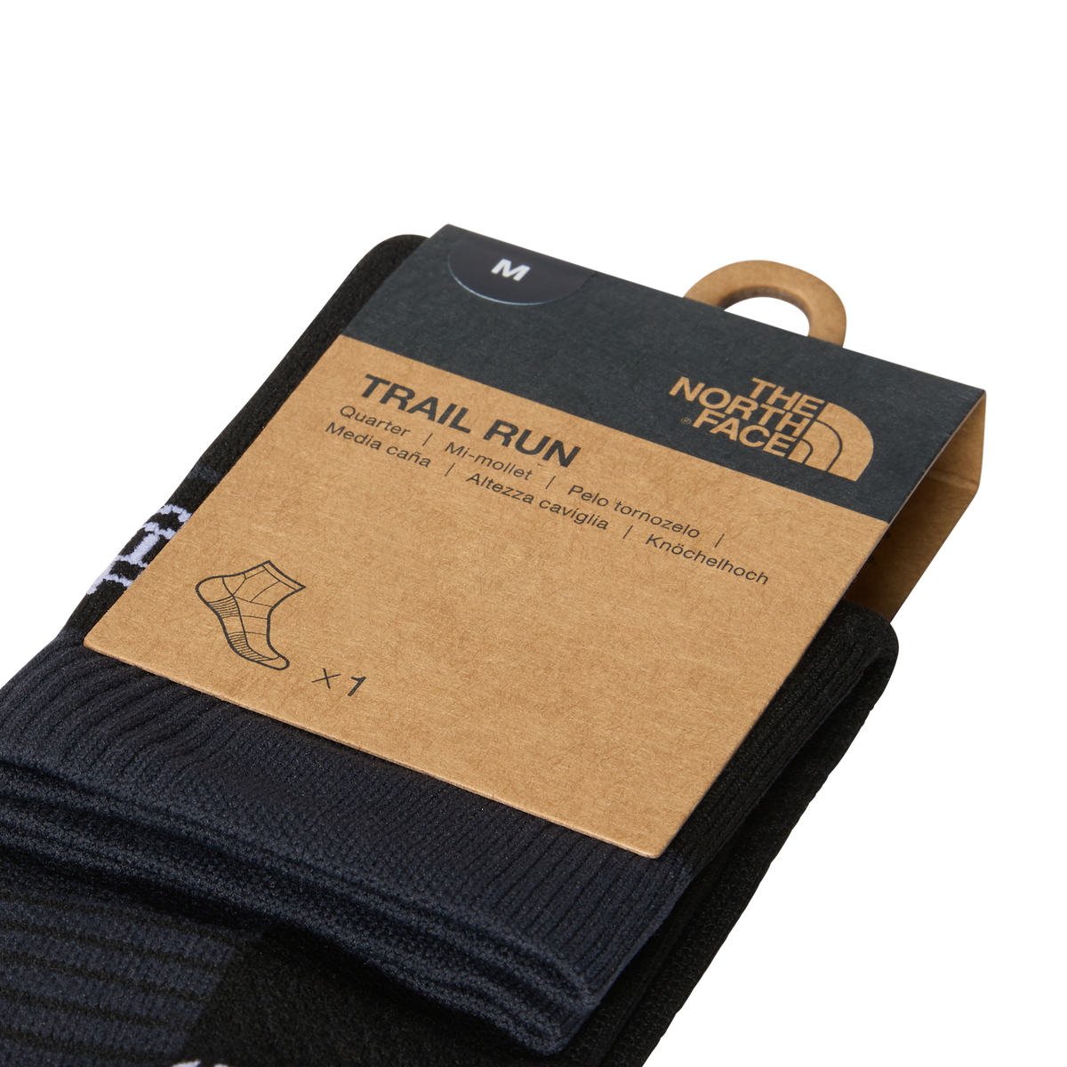 The North Face - Trail Run Quarter Sock unisex - BLACK - vista alternativa 3