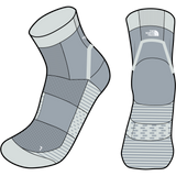 The North Face - Trail Run Quarter Sock unisex - Grey - vista alternativa 10