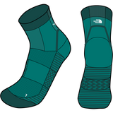 The North Face - Trail Run Quarter Sock unisex - Green - vista alternativa 10
