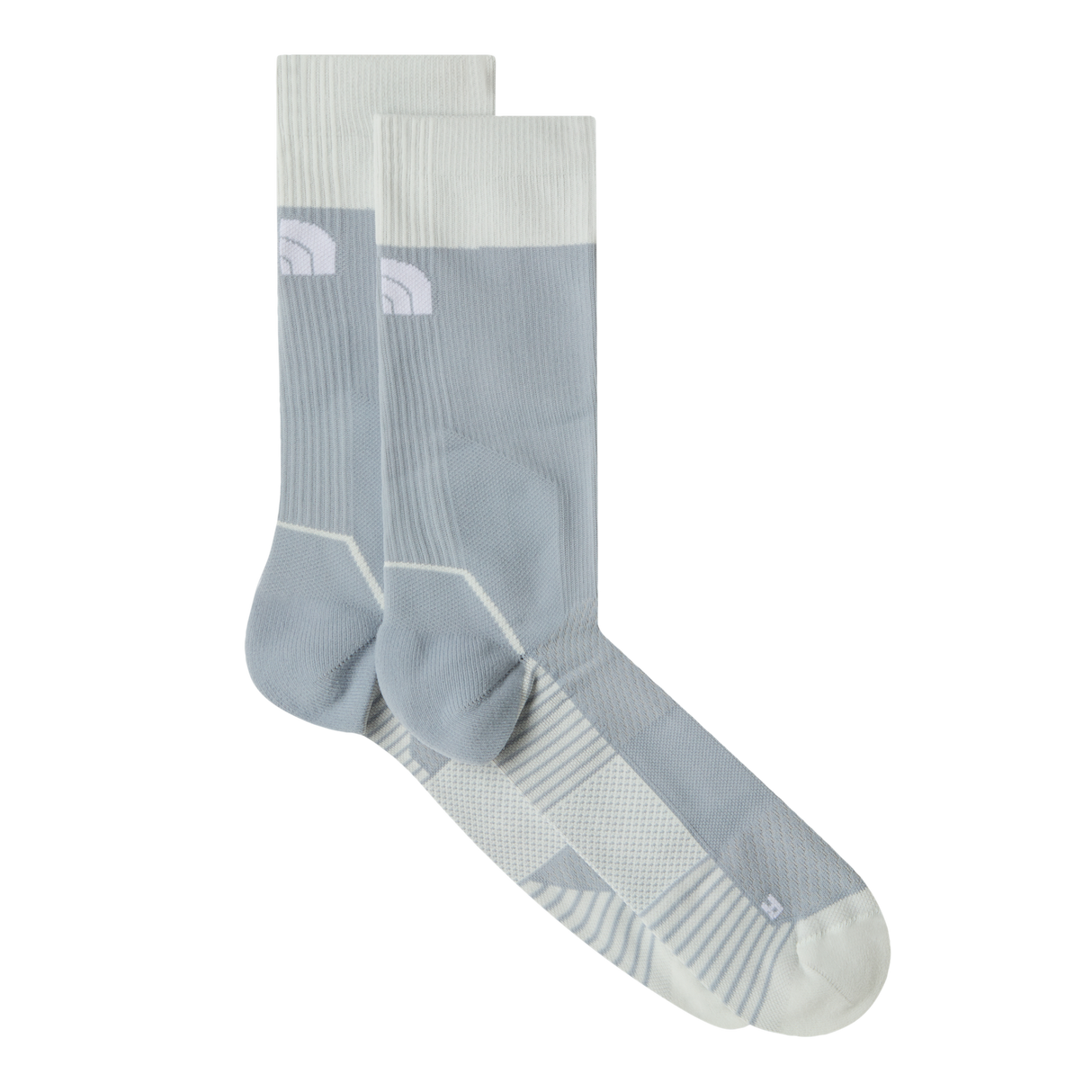 The North Face - Trail Run Sock Crew unisex - Frost Grey/Pearl Stone - vista principale