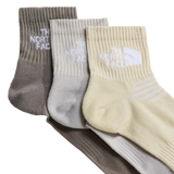 The North Face - Multi Sport Cush Quarter Sock 3P Stone unisex - Grey - vista alternativa 1