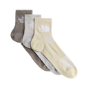 The North Face - Multi Sport Cush Quarter Sock 3P Stone unisex - Grey - vista principale