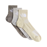 The North Face - Multi Sport Cush Quarter Sock 3P Stone unisex - Grey - vista principale