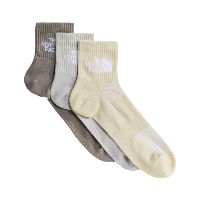The North Face - Multi Sport Cush Quarter Sock 3P Stone unisex - Grey - vista principale