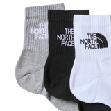 The North Face - Multi Sport Cush Quarter Sock 3P Stone unisex - BLACK - vista alternativa 1