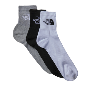 The North Face - Multi Sport Cush Quarter Sock 3P Stone unisex - BLACK - vista principale