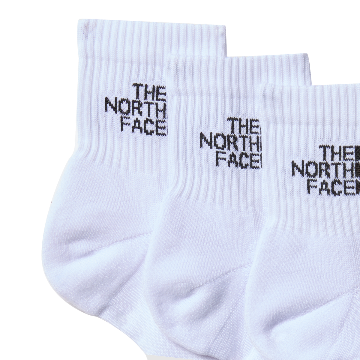 The North Face - Multi Sport Cush Quarter Sock 3P Stone unisex - WHITE - vista alternativa 1