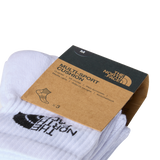 The North Face - Multi Sport Cush Quarter Sock 3P Stone unisex - WHITE - vista alternativa 2
