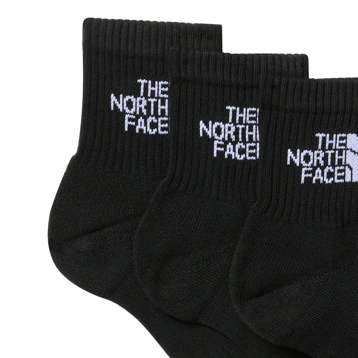 The North Face - Multi Sport Cush Quarter Sock 3P Stone unisex - BLACK - vista alternativa 1
