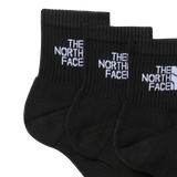 The North Face - Multi Sport Cush Quarter Sock 3P Stone unisex - BLACK - vista alternativa 1