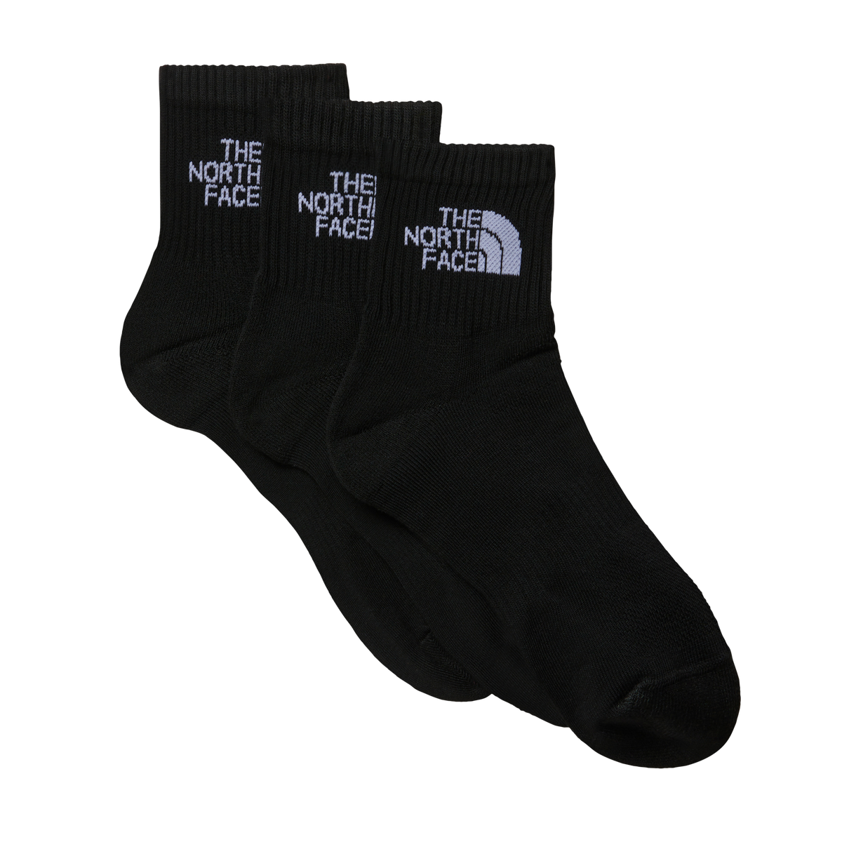 The North Face - Multi Sport Cush Quarter Sock 3P Stone unisex - BLACK - vista principale
