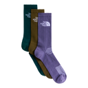 The North Face - Multi Sport Cush Crew Sock 3P Grounded unisex - Purple - vista principale
