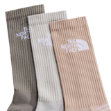 The North Face - Multi Sport Cush Crew Sock 3P Grounded unisex - BLACK/NICKELGRE - vista alternativa 1