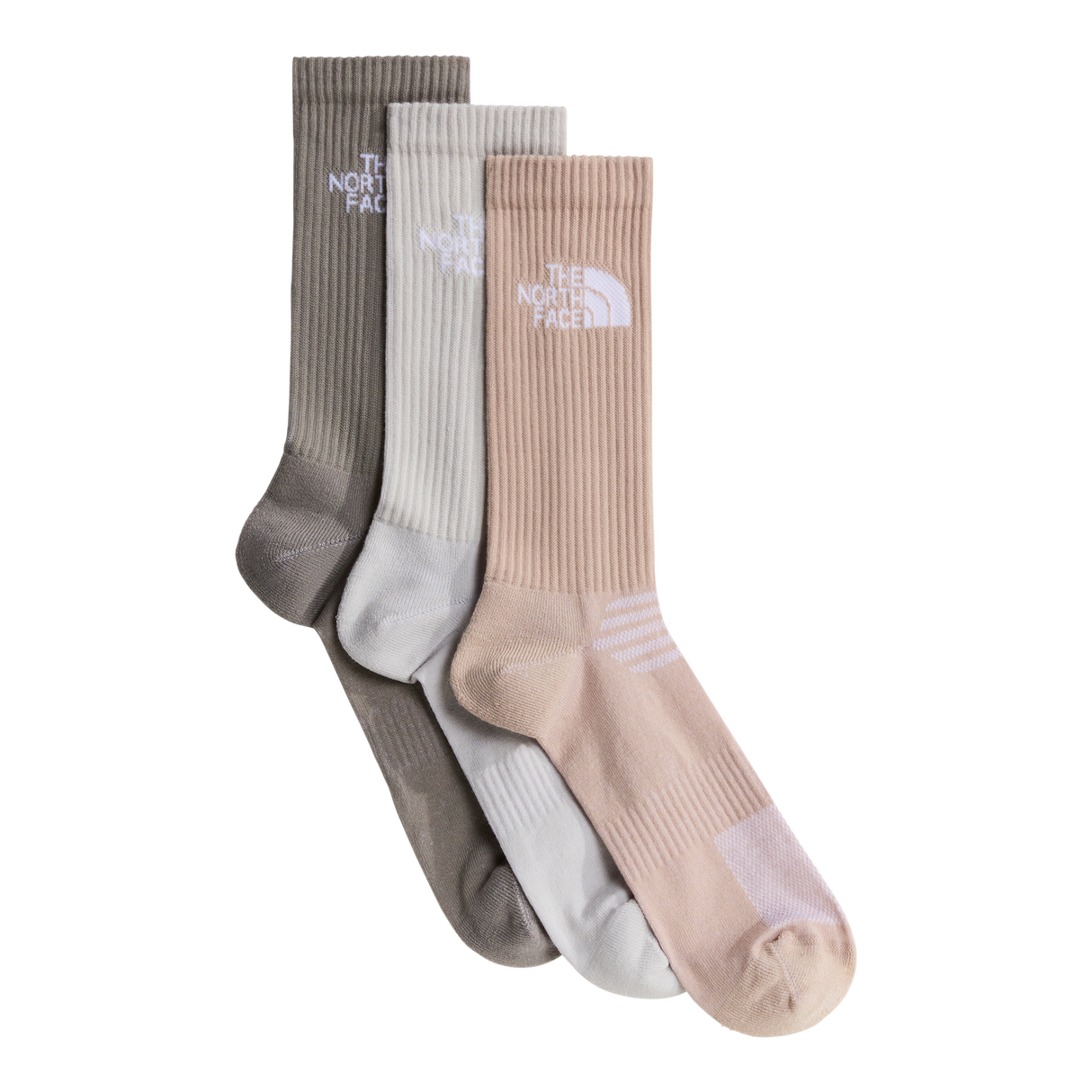 The North Face - Multi Sport Cush Crew Sock 3P Grounded unisex - BLACK/NICKELGRE - vista principale