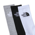 The North Face - Multi Sport Cush Crew Sock 3P Grounded unisex - Black Assorted - vista alternativa 1