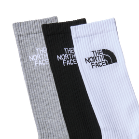 The North Face - Multi Sport Cush Crew Sock 3P Grounded unisex - Black Assorted - vista alternativa 1