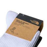 The North Face - Multi Sport Cush Crew Sock 3P Grounded unisex - Black Assorted - vista alternativa 2