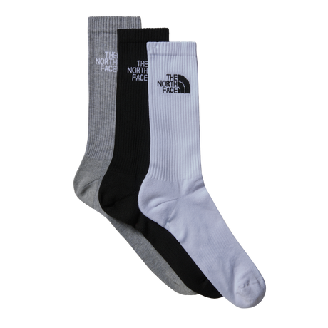 The North Face - Multi Sport Cush Crew Sock 3P Grounded unisex - Black Assorted - vista principale