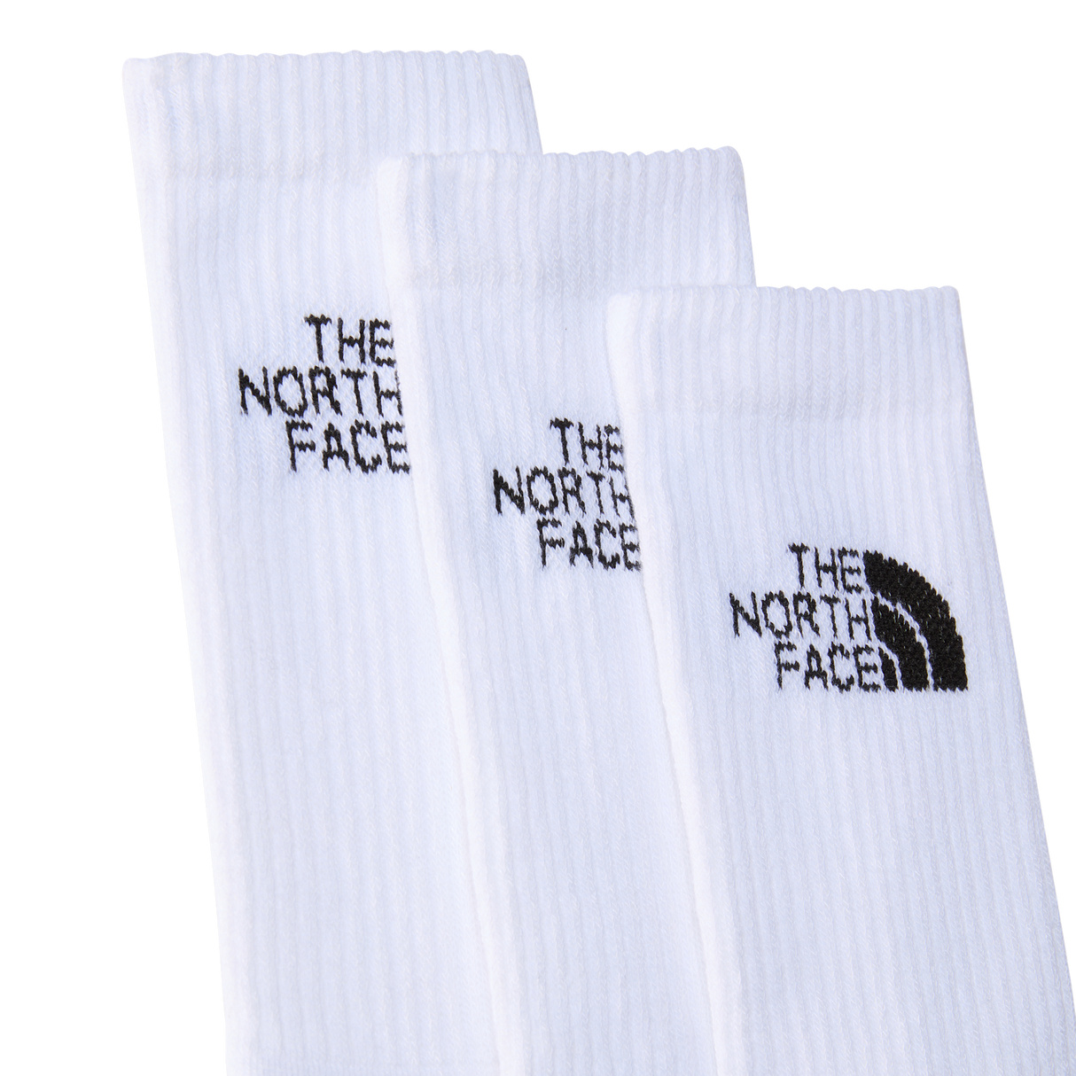 The North Face - Multi Sport Cush Crew Sock 3P Grounded unisex - TNF WHITE - vista alternativa 1