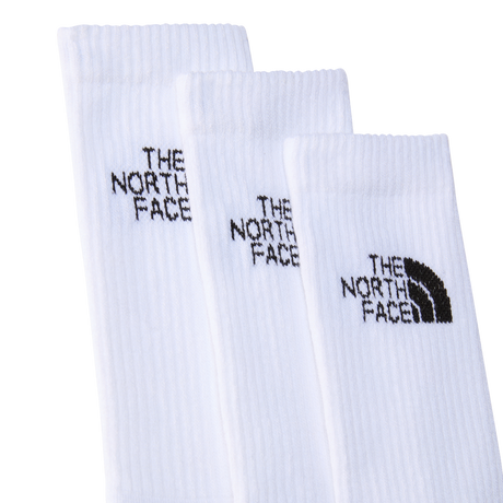 The North Face - Multi Sport Cush Crew Sock 3P Grounded unisex - TNF WHITE - vista alternativa 1