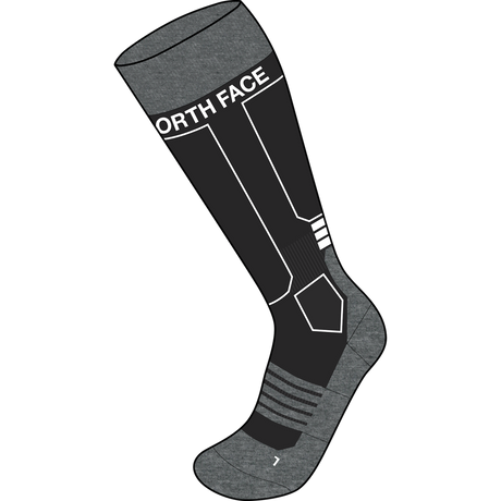 The North Face - Resort Ski Sock Monument Grey/tnf Black unisex - GREY - vista alternativa 10