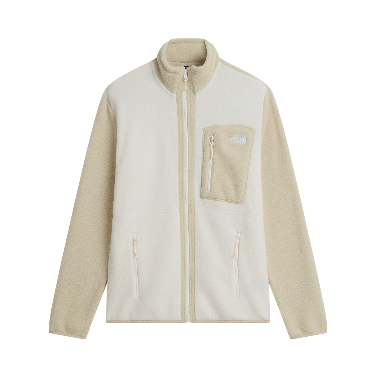 The North Face - Yumiori full-zip da uomo - White Dune/Desert Stone - vista principale