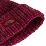 The North Face - Cozy Chunky Cabin Beanie Burgundy unisex - BLACK/ONYX HTH - vista alternativa 2