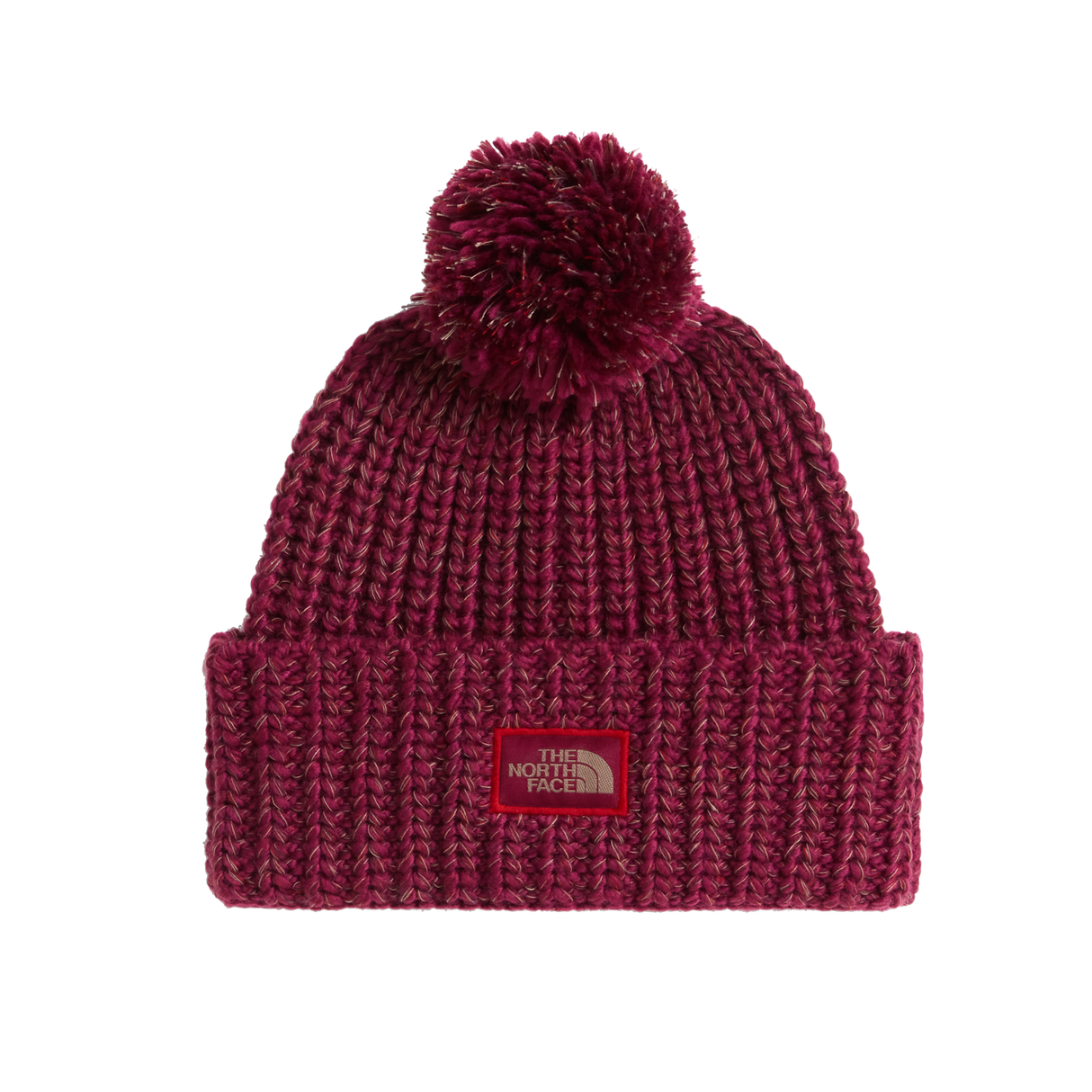 The North Face - Cozy Chunky Cabin Beanie Burgundy unisex - BLACK/ONYX HTH - vista principale