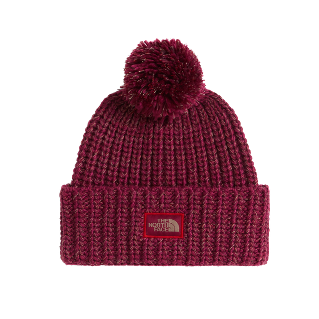 The North Face - Cozy Chunky Cabin Beanie Burgundy unisex - BLACK/ONYX HTH - vista principale