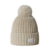 The North Face - Cozy Chunky Cabin Beanie Burgundy unisex - Gardenia White/Gravel/K - vista principale