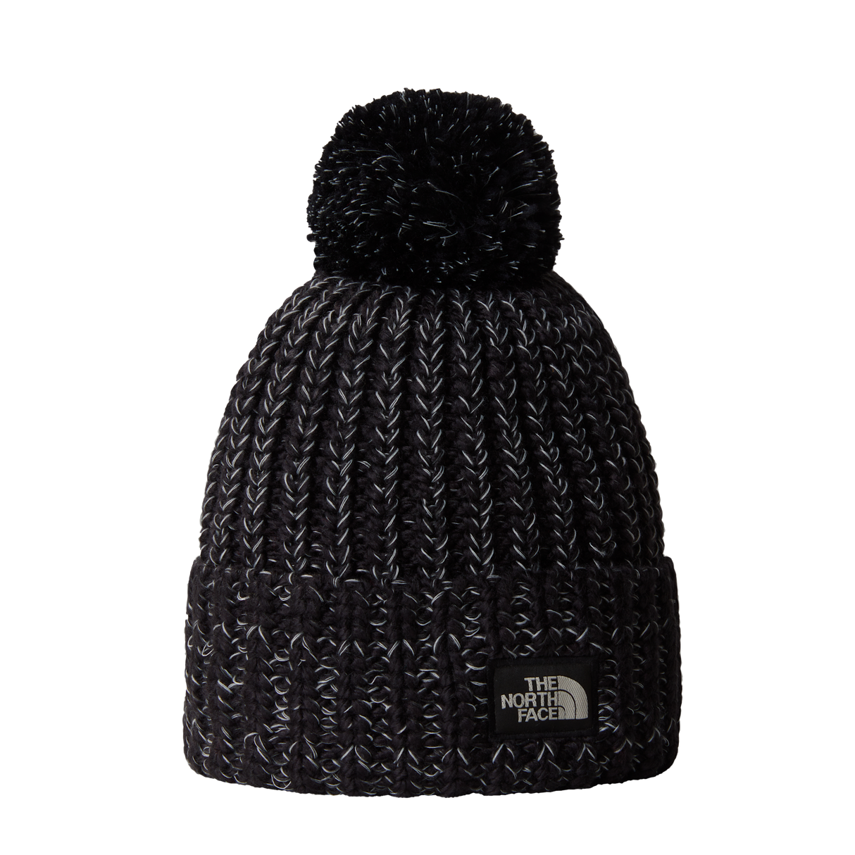 The North Face - Cozy Chunky Cabin Beanie Burgundy unisex - TNF BLACK/WHITE DUNE - vista principale