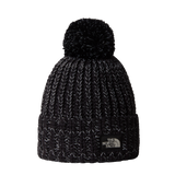 The North Face - Cozy Chunky Cabin Beanie Burgundy unisex - TNF BLACK/WHITE DUNE - vista principale