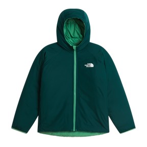 The North Face - B Reversible Perrito Hooded Jacket - Dimmed Algae - vista alternativa 2