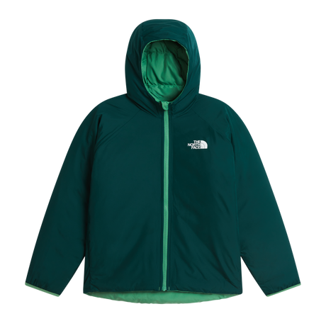 The North Face - B Reversible Perrito Hooded Jacket - Dimmed Algae - vista alternativa 2