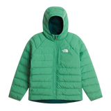 The North Face - B Reversible Perrito Hooded Jacket - Dimmed Algae - vista principale
