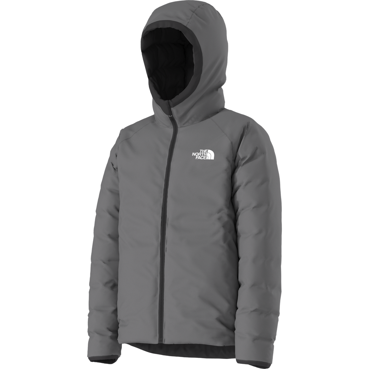 The North Face - B Reversible Perrito Hooded Jacket - TNF Black/Smoked Pearl - vista alternativa 7