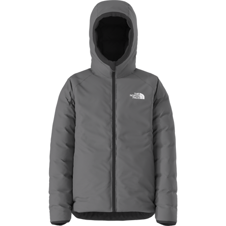 The North Face - B Reversible Perrito Hooded Jacket - TNF Black/Smoked Pearl - vista alternativa 8