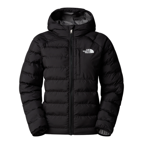 The North Face - B Reversible Perrito Hooded Jacket - TNF Black/Smoked Pearl - vista principale