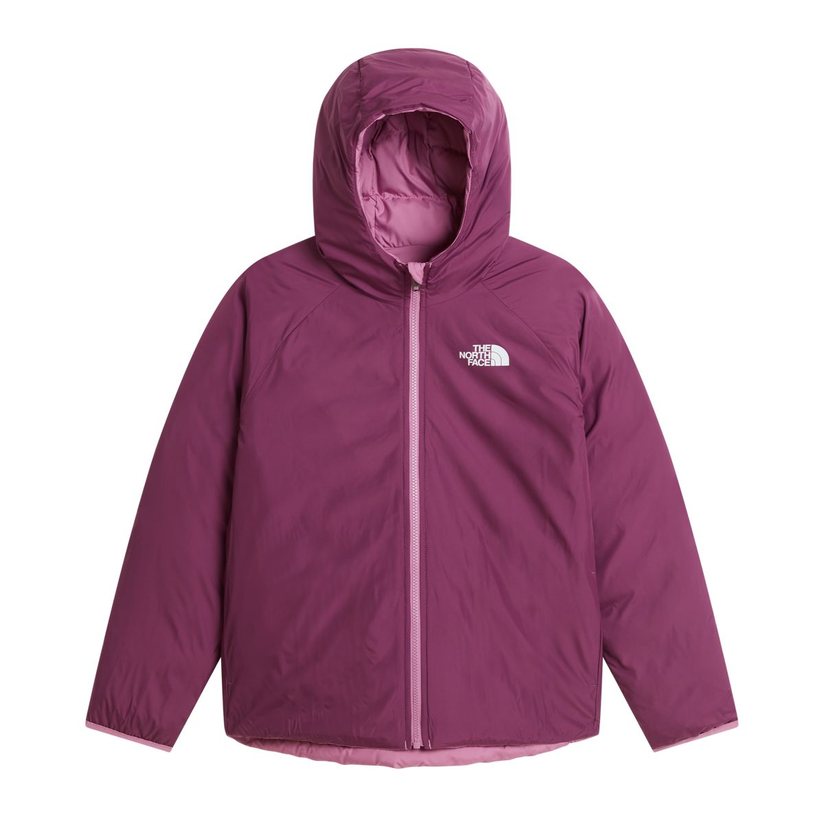 The North Face - G Reversible Perrito Hooded Jacket - Purple - vista alternativa 2
