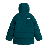 The North Face - Teen North Down Fleece Lined Short Parka - Pacific Teal - vista alternativa 1