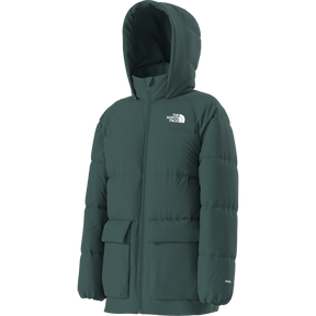The North Face - Teen North Down Fleece Lined Short Parka - Pacific Teal - vista alternativa 2
