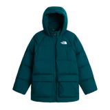 The North Face - Teen North Down Fleece Lined Short Parka - Pacific Teal - vista principale