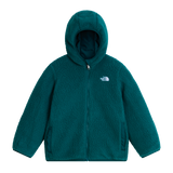 The North Face - Kid B Reversible Shasta F/z Hooded Jacke - SAFFRNYLW/TNFBK - vista alternativa 2