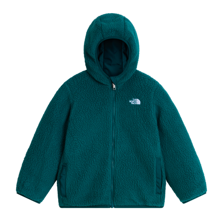 The North Face - Kid B Reversible Shasta F/z Hooded Jacke - Green - vista alternativa 2