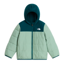 The North Face - Kid B Reversible Shasta F/z Hooded Jacke - Green - vista principale