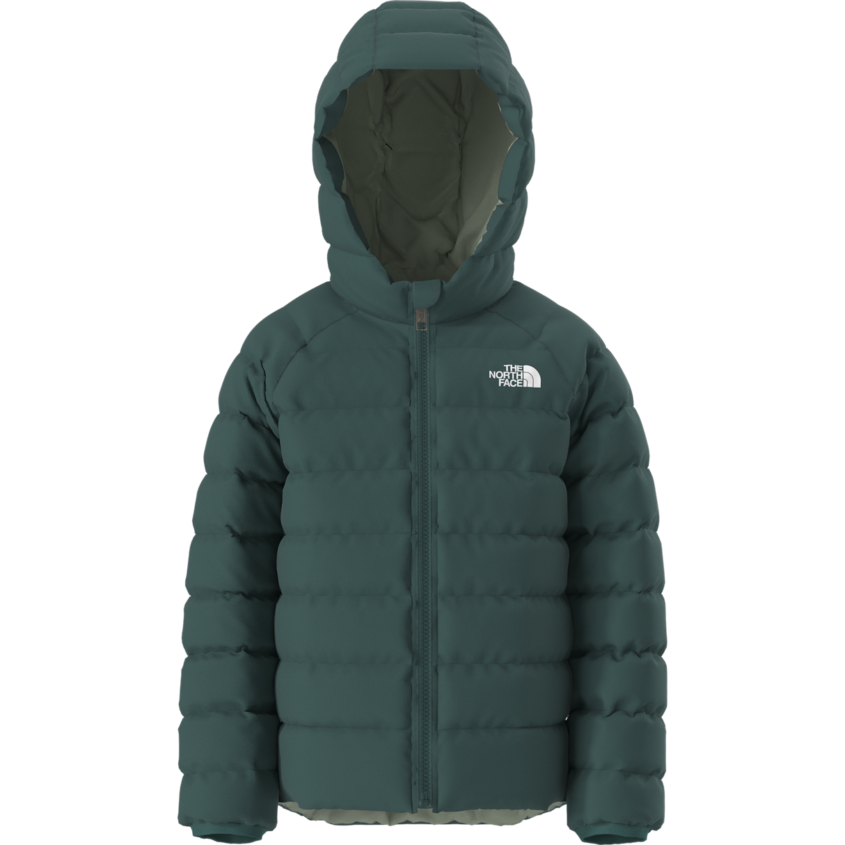 The North Face - Kid Reversible Perrito Hooded Jacket - Pacific Teal - vista alternativa 10