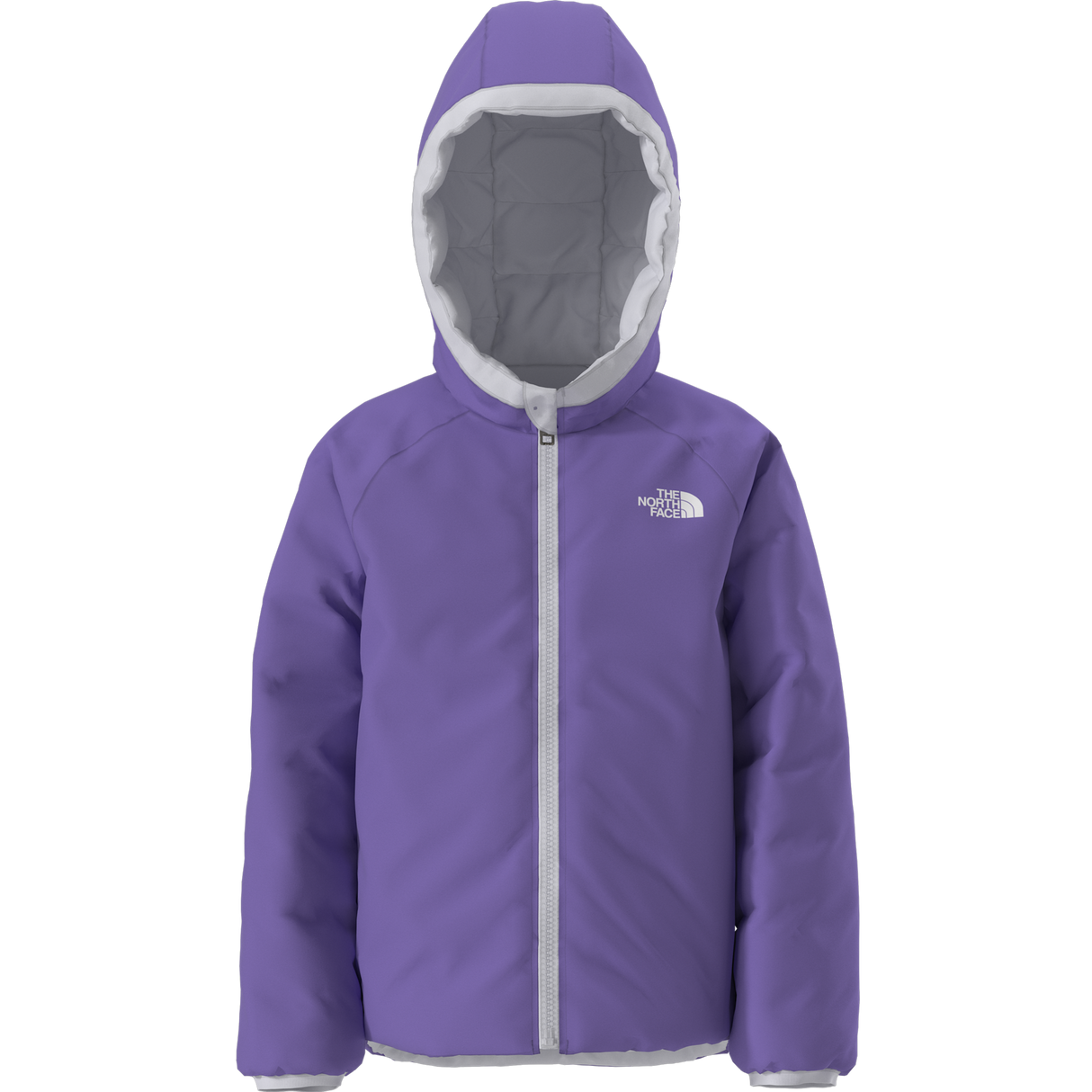 The North Face - Kid Reversible Perrito Hooded Jacket - Ice Lilac - vista alternativa 2