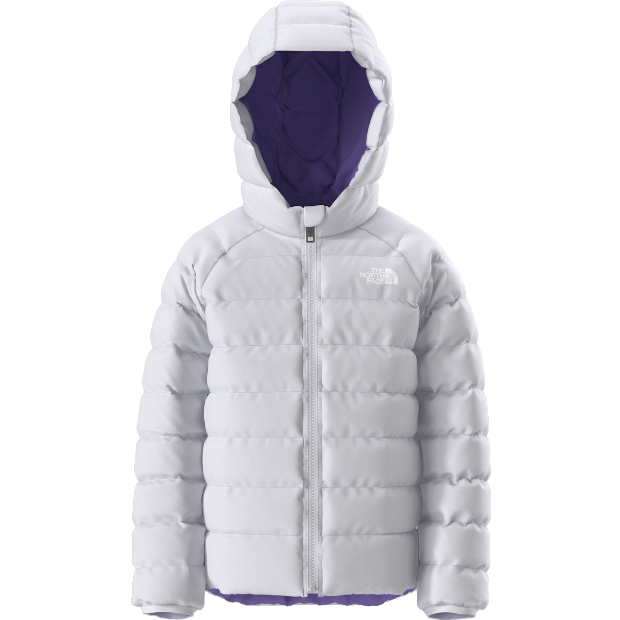 The North Face - Kid Reversible Perrito Hooded Jacket - Ice Lilac - vista principale