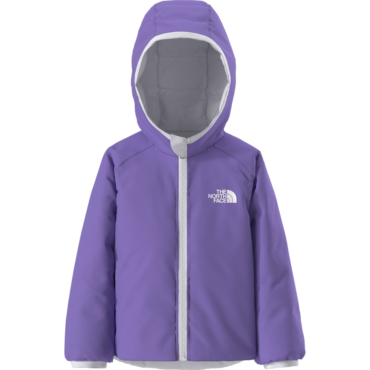 The North Face - Baby Reversible Perrito Hooded Jacket Active Blue - Ice Lilac - vista alternativa 11